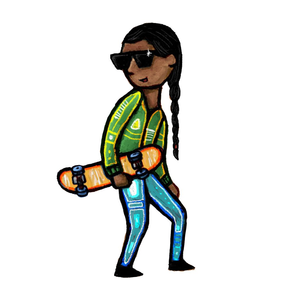 06 SkateBoarder Color